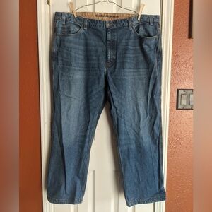 Duluth Trading Company Ballroom Double Flex Men's Stretch Denim Jeans 44x30 EUC
